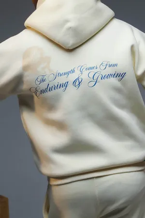 Resilience Beige Hoodie