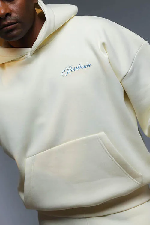 Resilience Beige Hoodie
