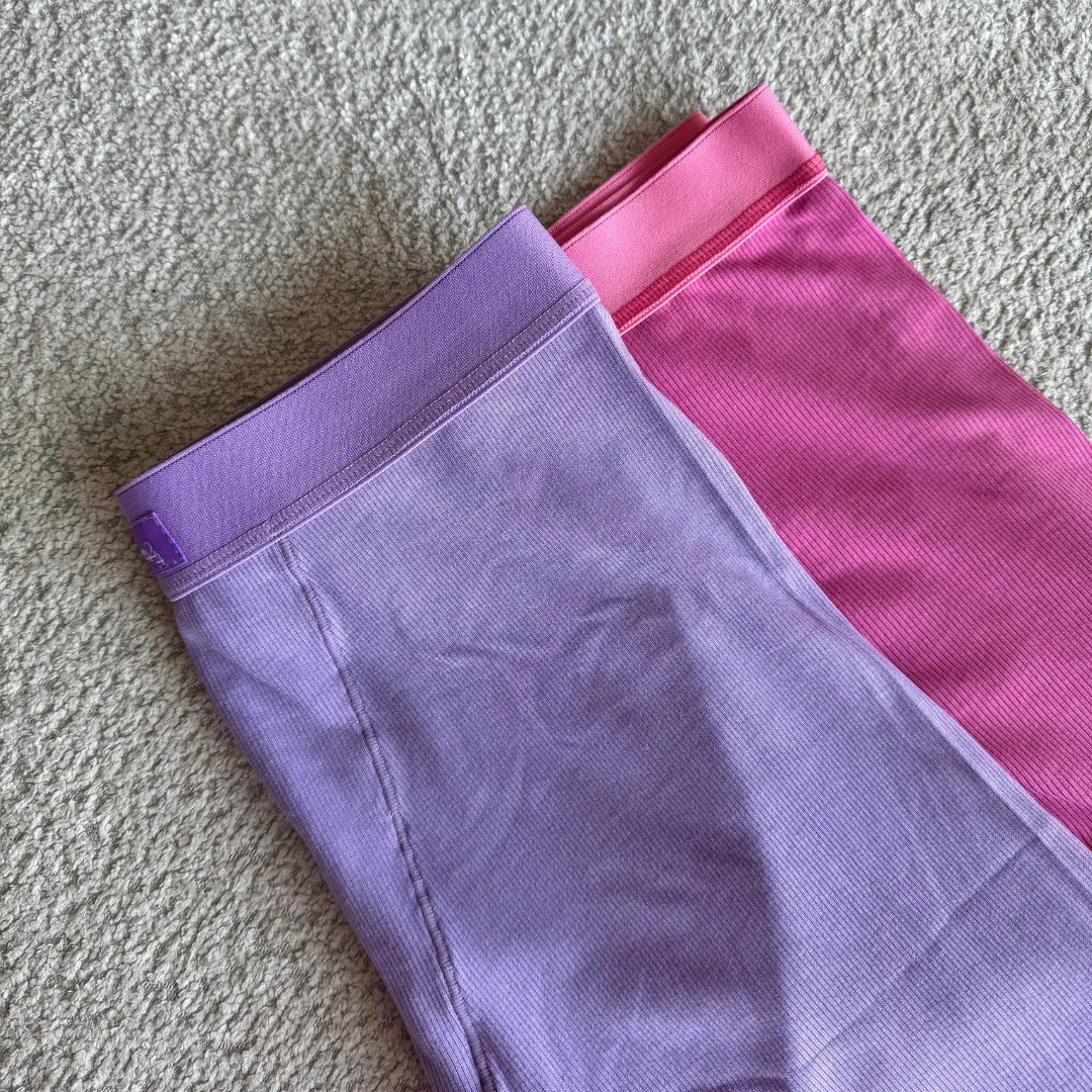 Ribbed Leggings - Lilac
