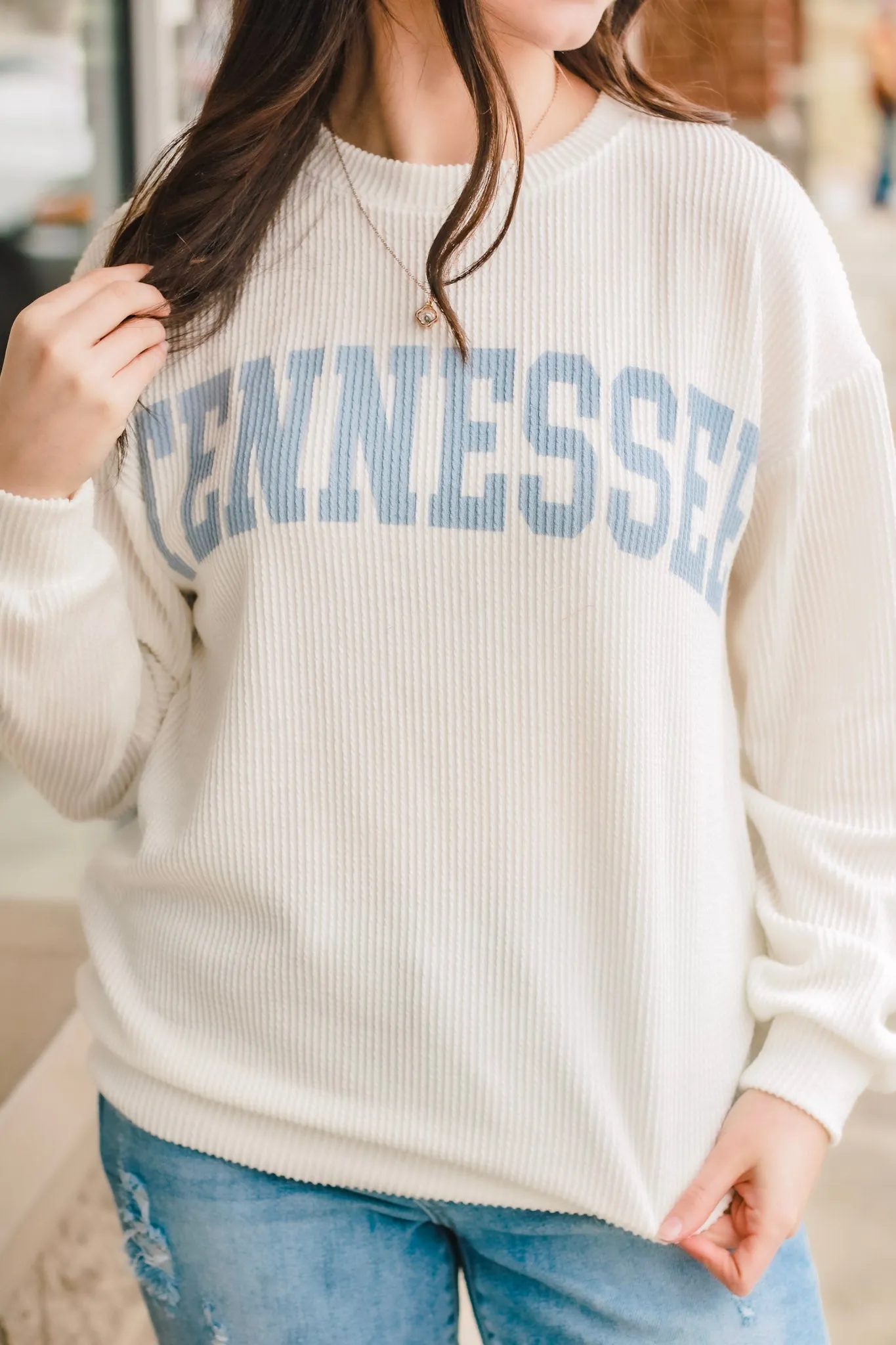 Ribbed Tennessee Pullover