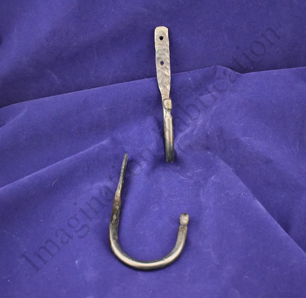 Ribe Wall Hooks, Large, Upset (Pair)
