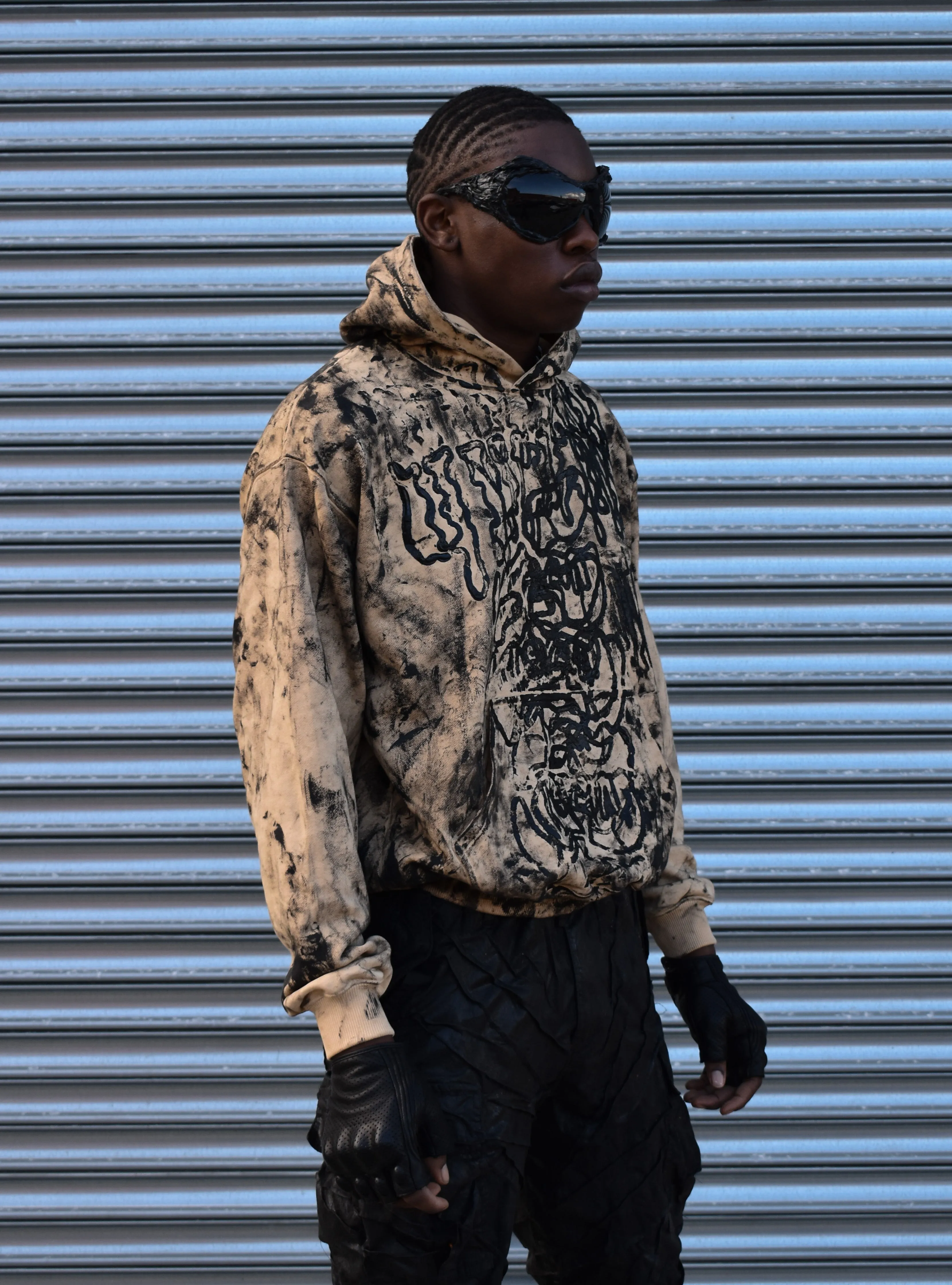 RoadRunner Hoodie in Beige