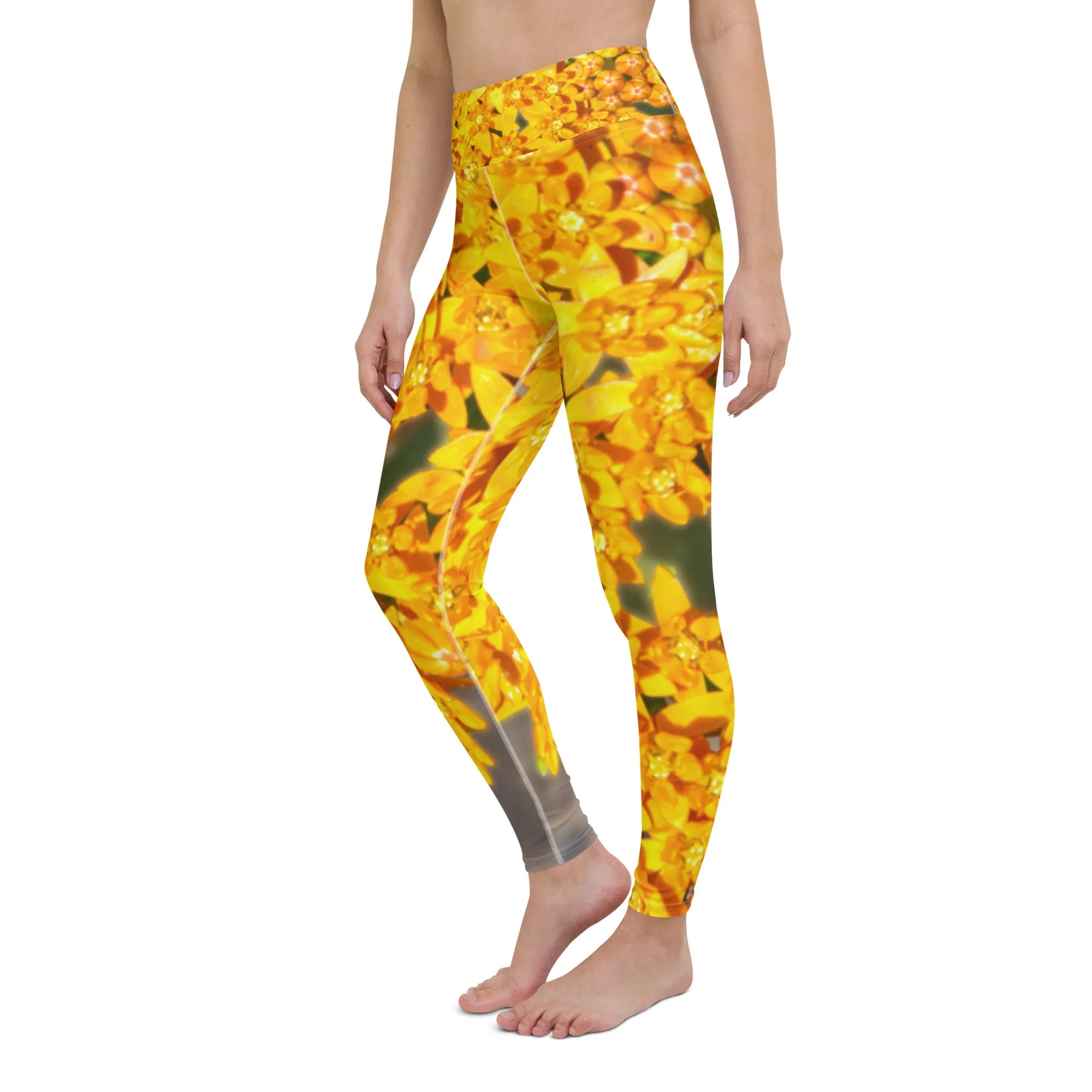 Saffron Star Yoga Leggings