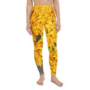 Saffron Star Yoga Leggings