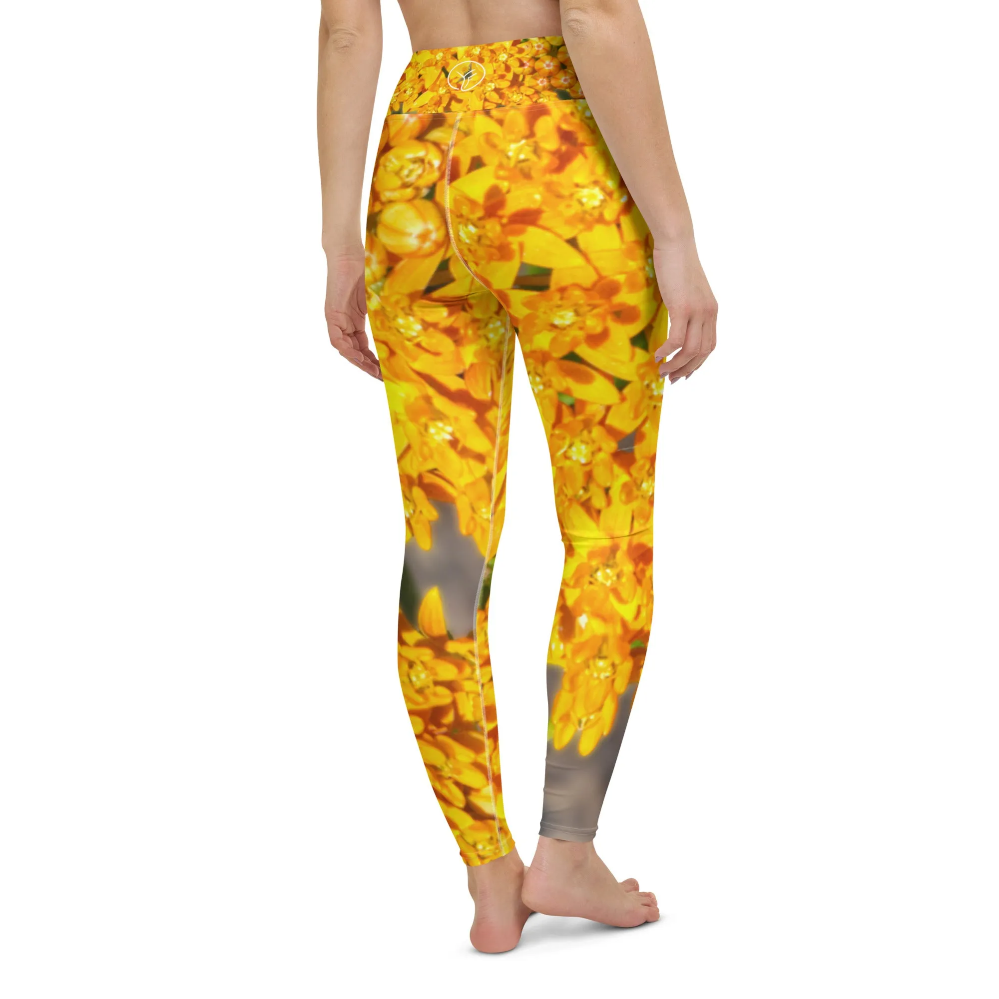Saffron Star Yoga Leggings