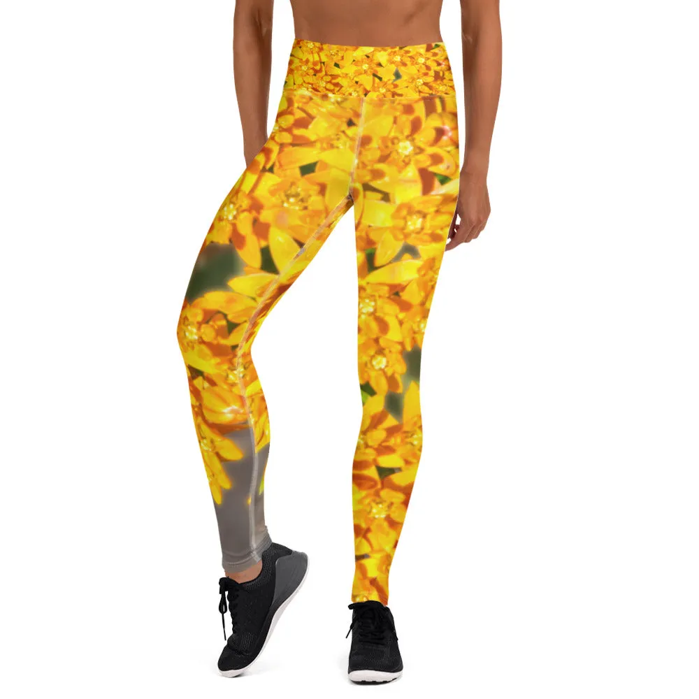 Saffron Star Yoga Leggings