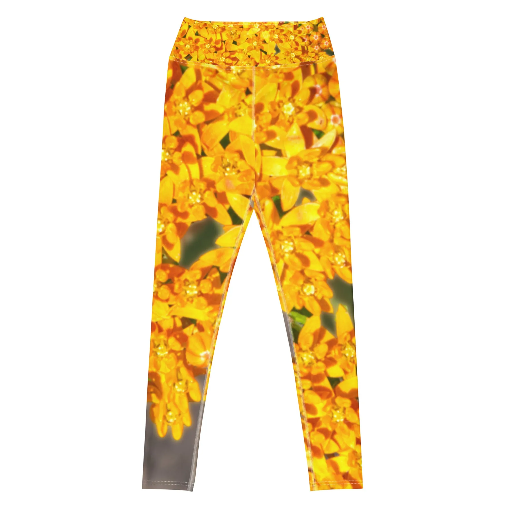 Saffron Star Yoga Leggings