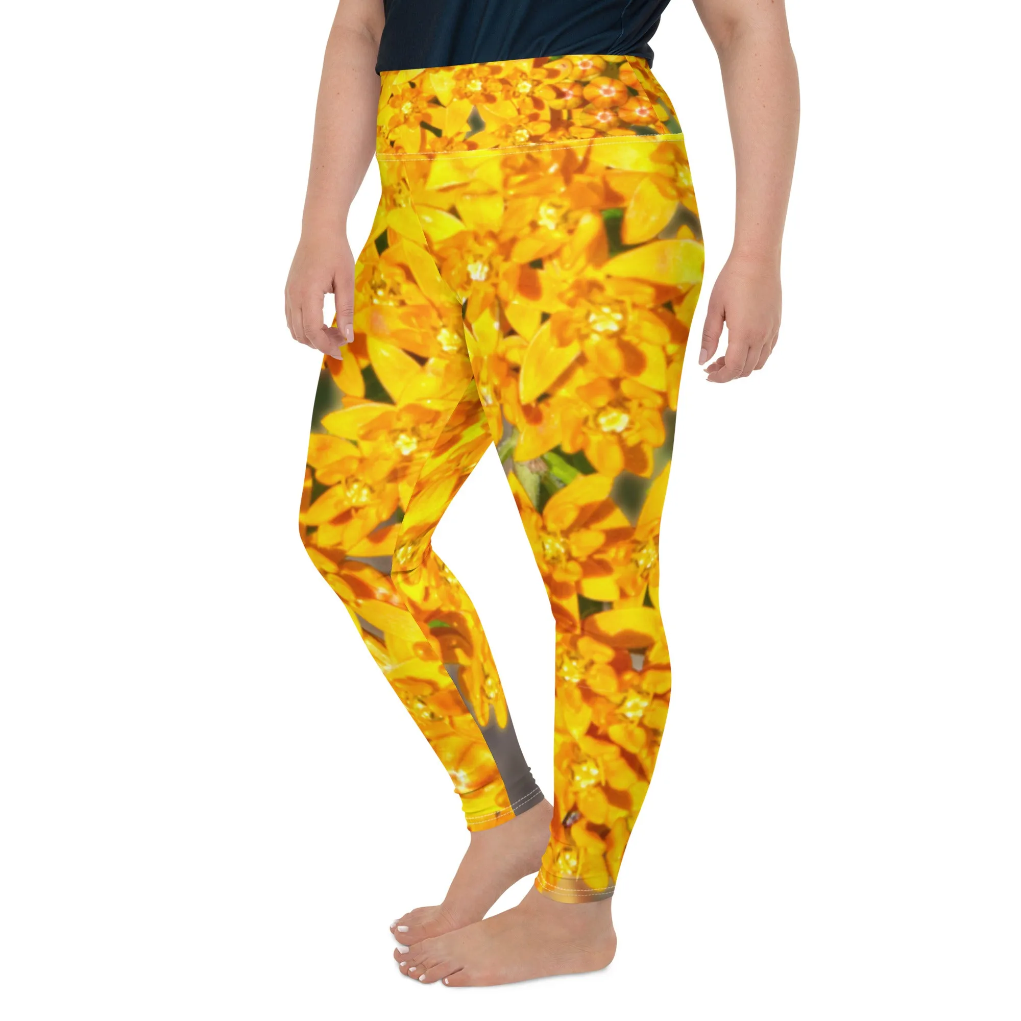 Saffron Stars Plus Size Leggings