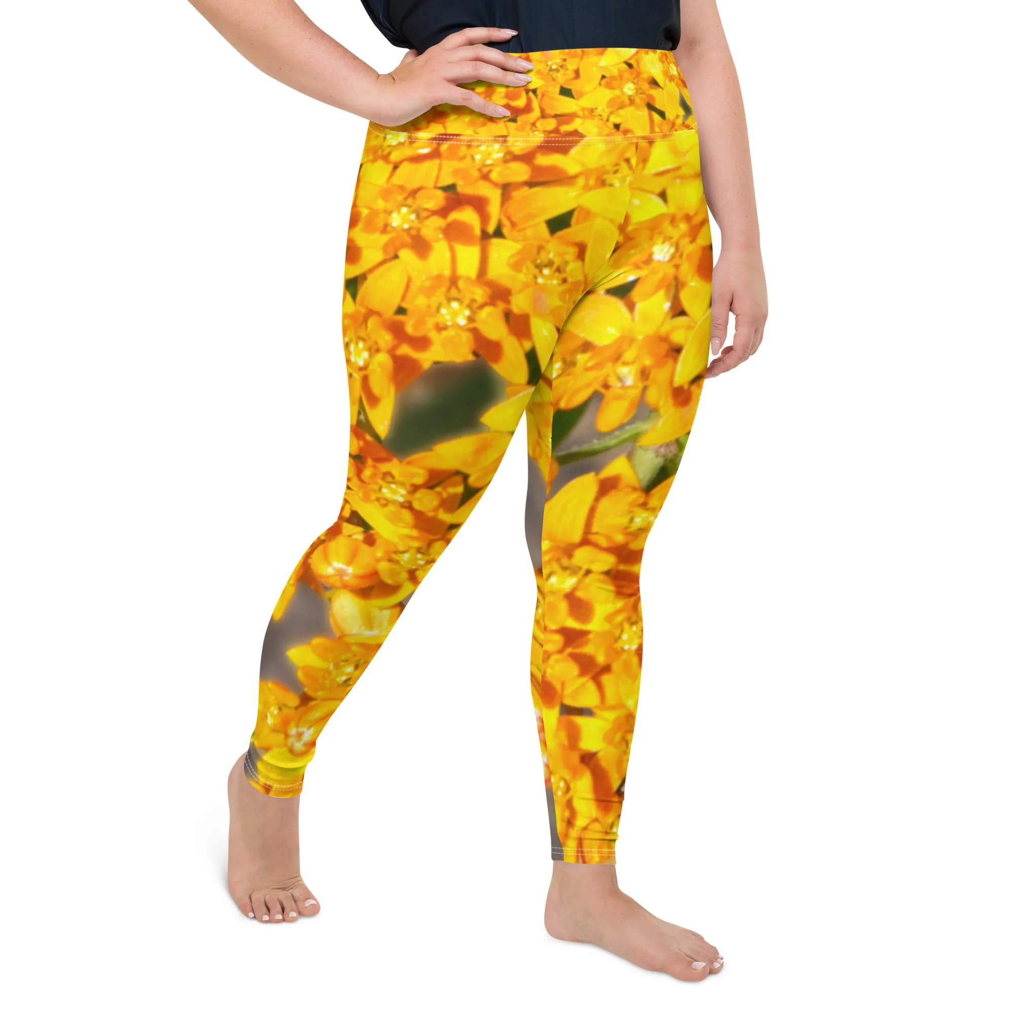 Saffron Stars Plus Size Leggings
