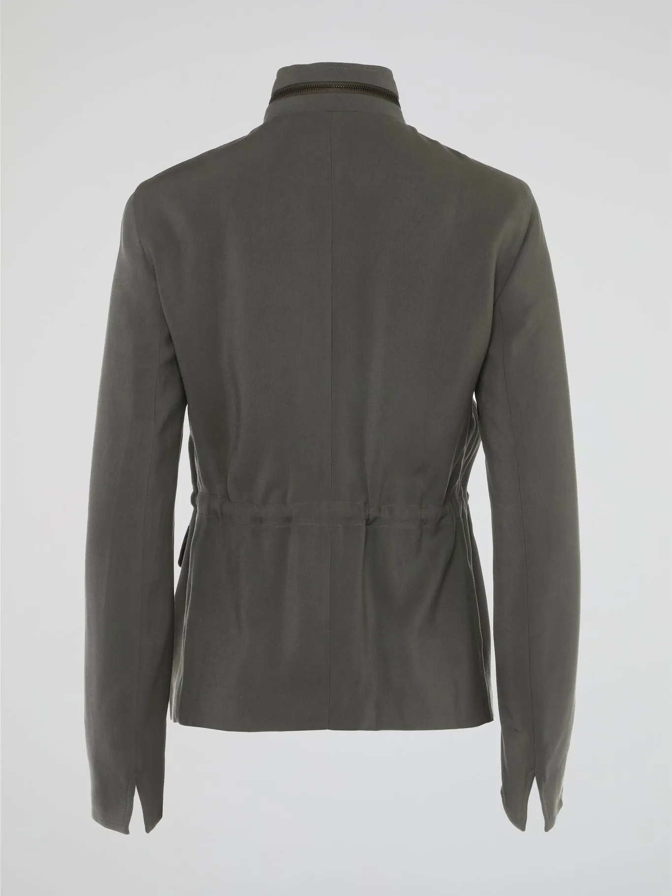 Sage High Neck Coat