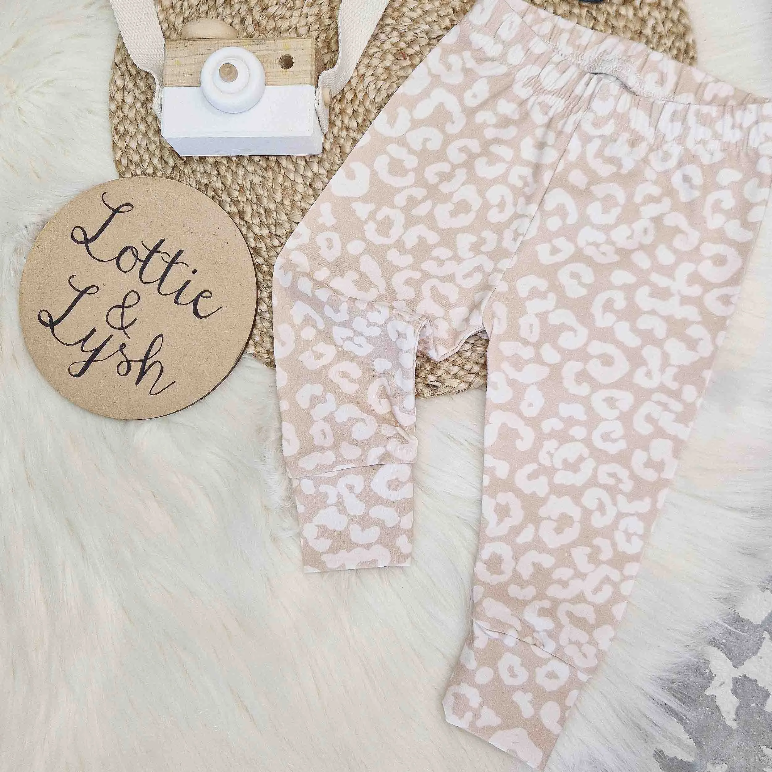 Sand Leopard Child & Baby Leggings