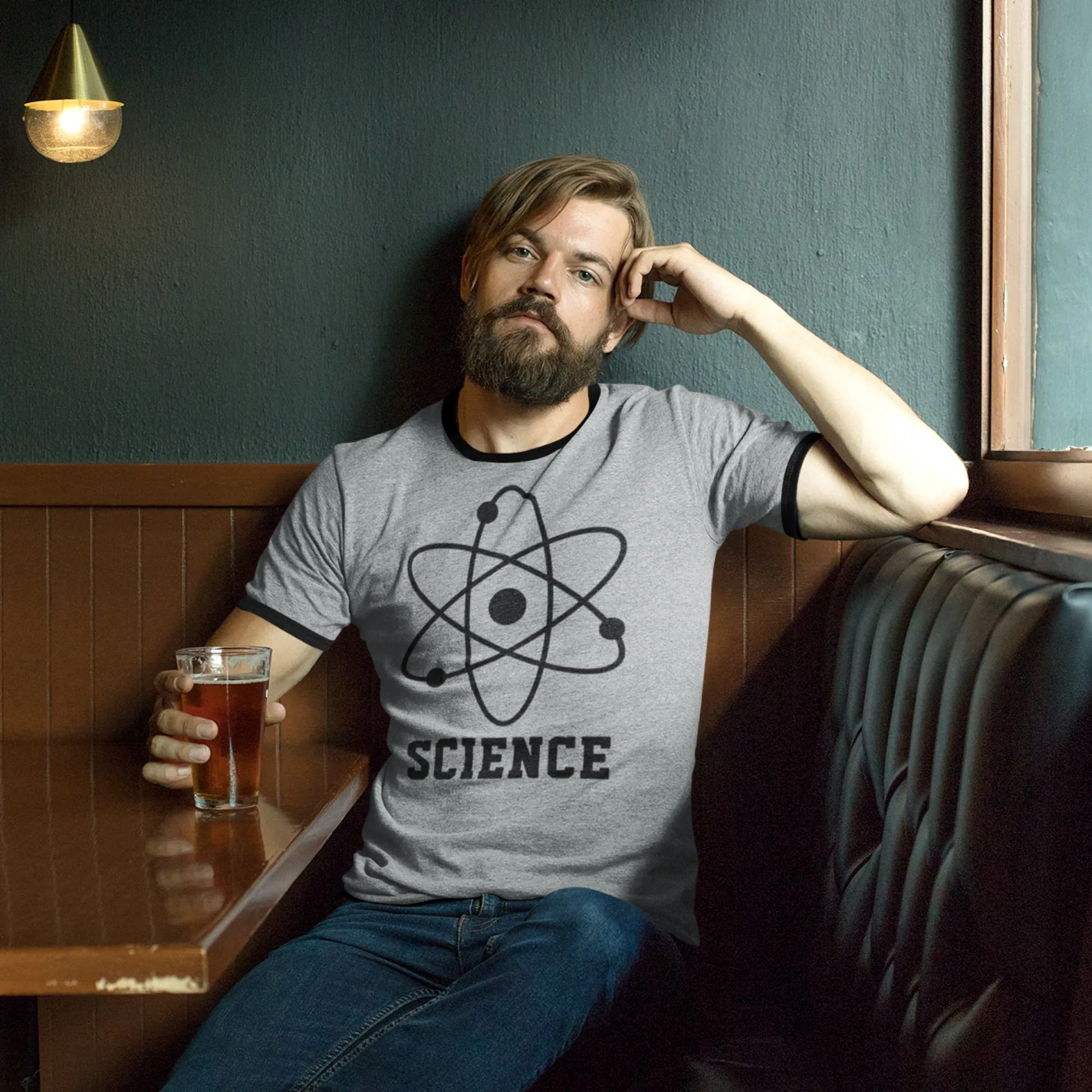 Science Logo Men's Ringer Tee