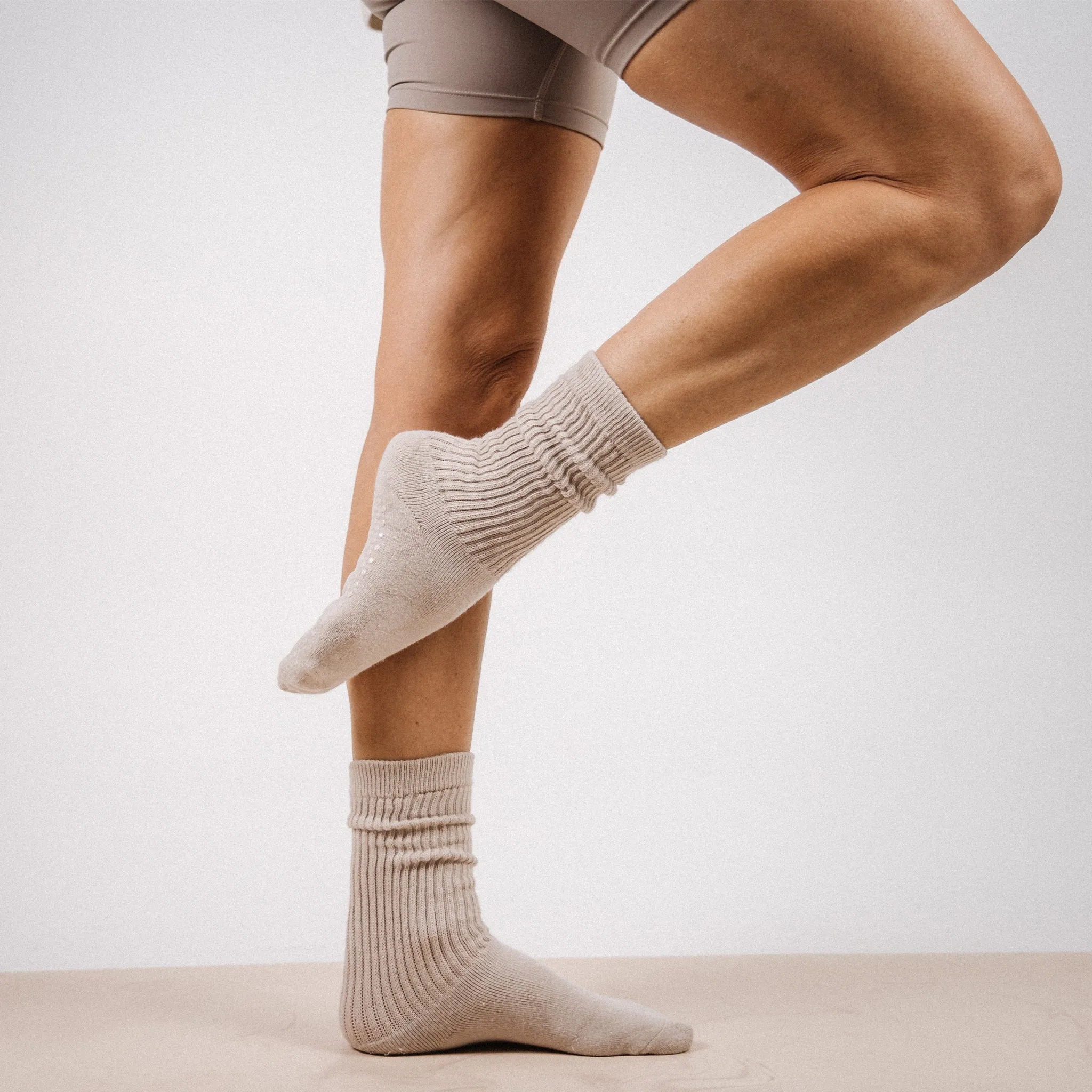Scrunch Grip Socks