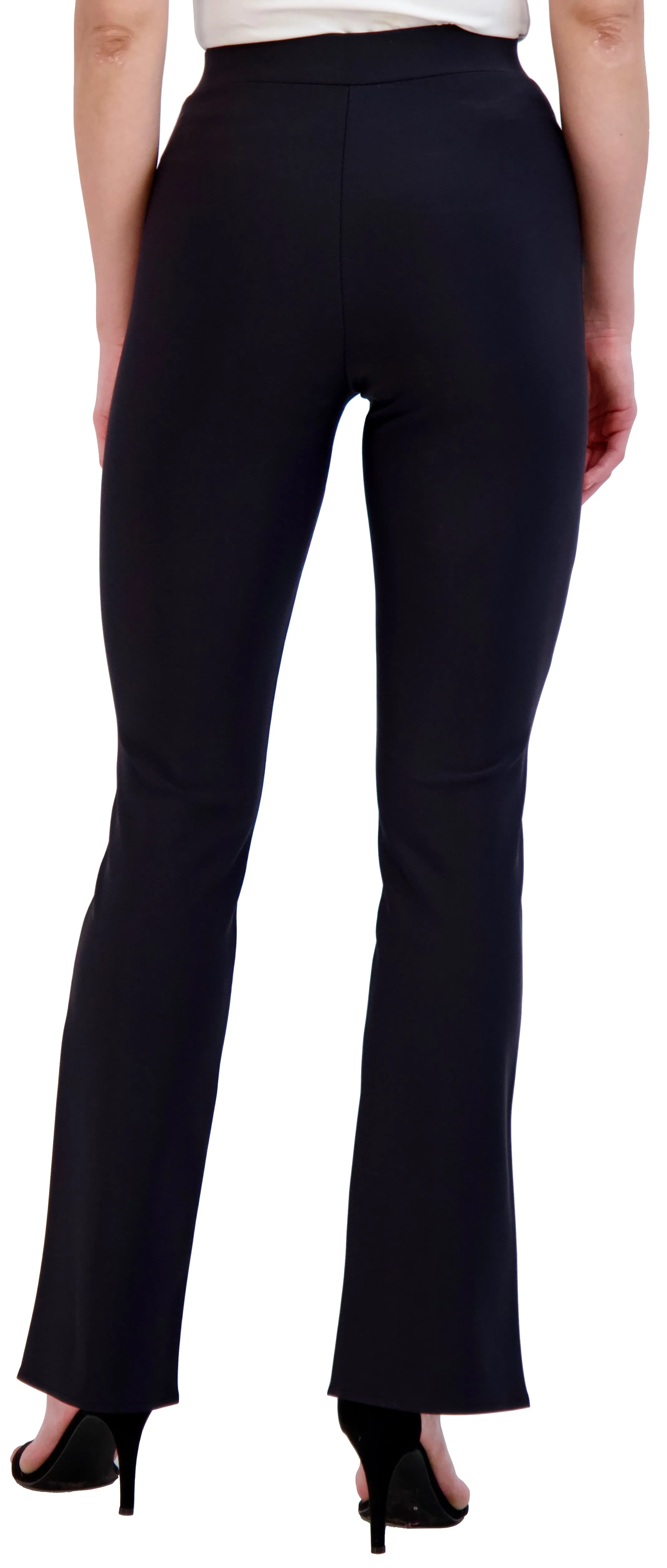 Scuba Knit High Waisted Legging with Front Vent Opening
