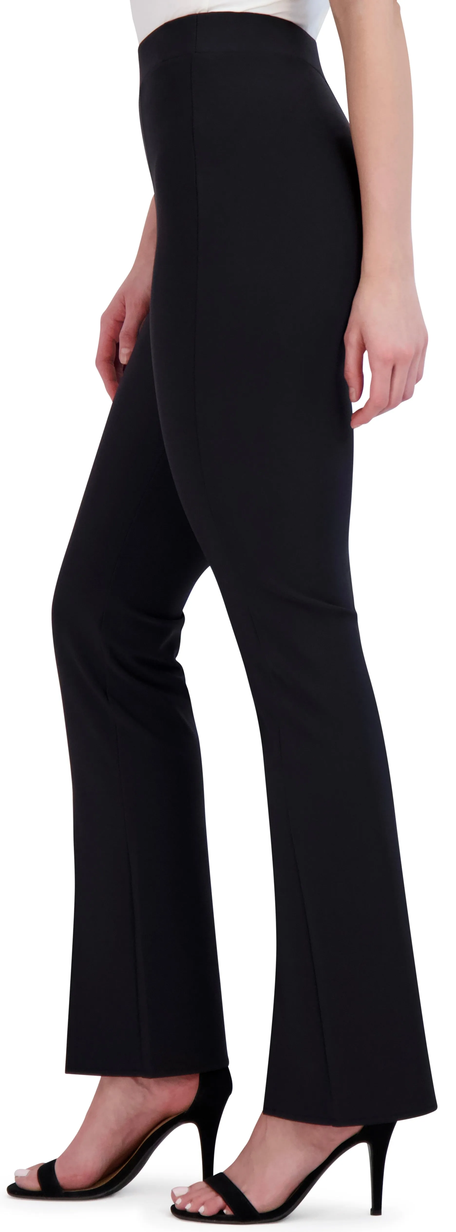 Scuba Knit High Waisted Legging with Front Vent Opening