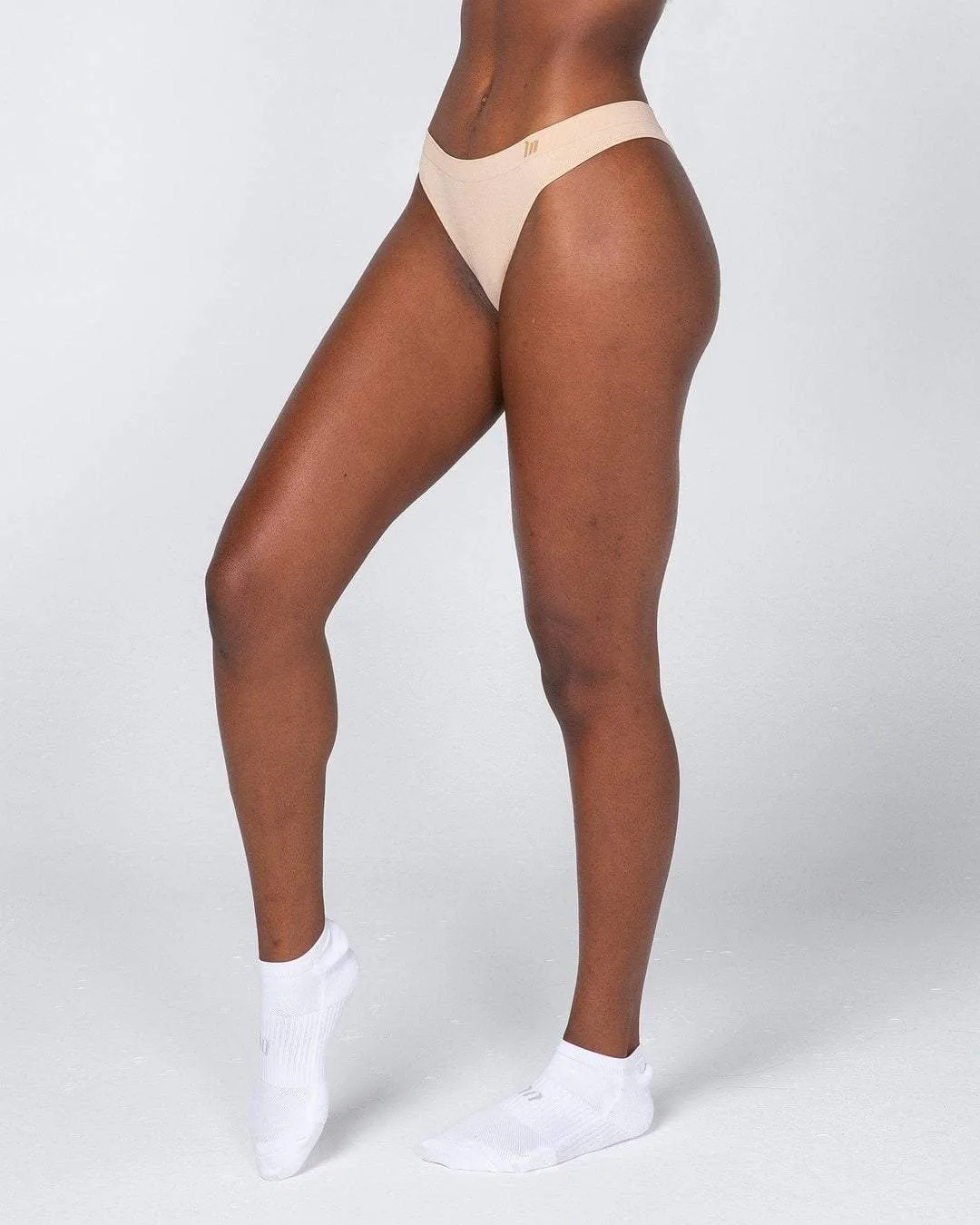 Seamless G String - 3 Pack (Black, White, Sand)