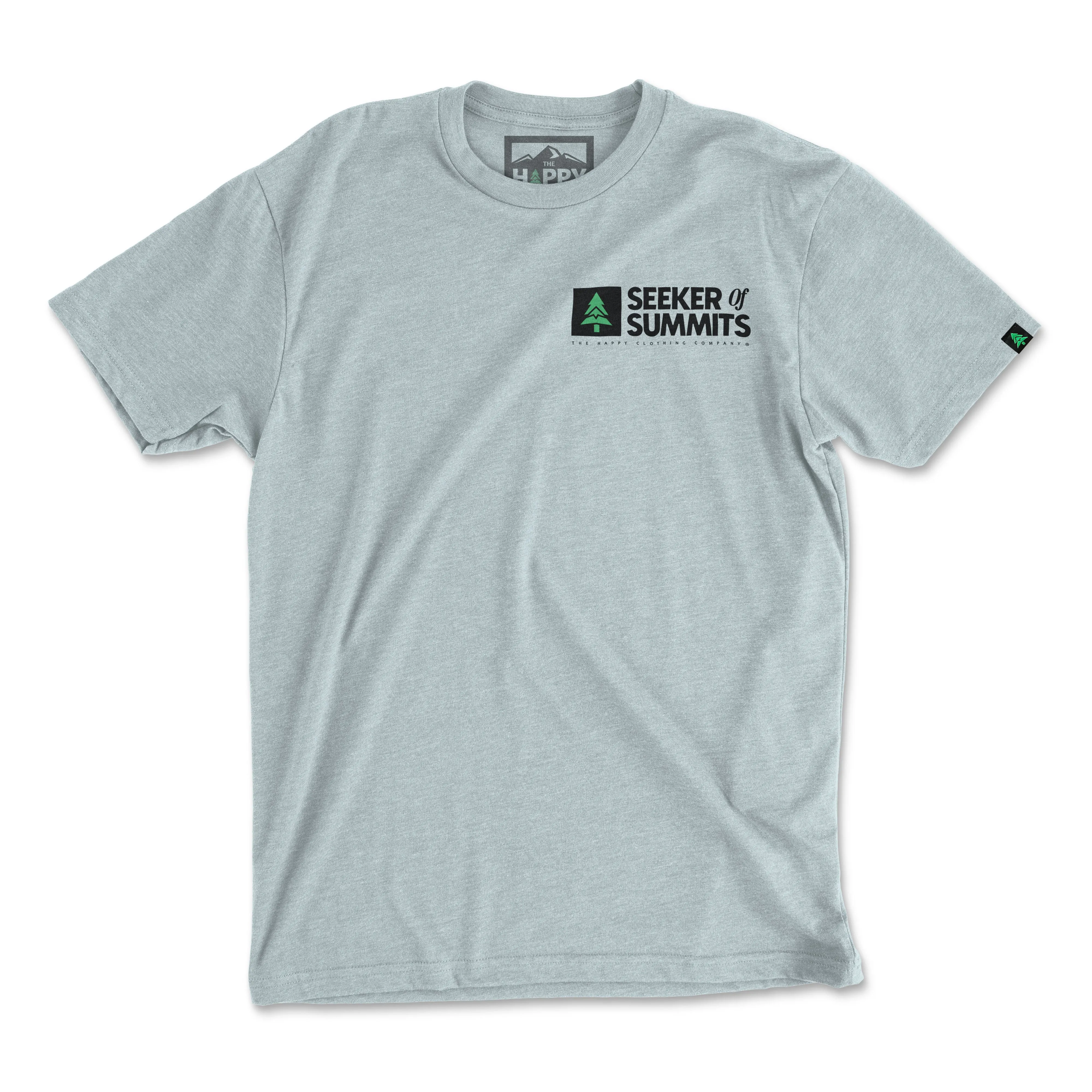 Seeker Of Summits Back Print 'Explorer Tee' | Lightweight Blend |