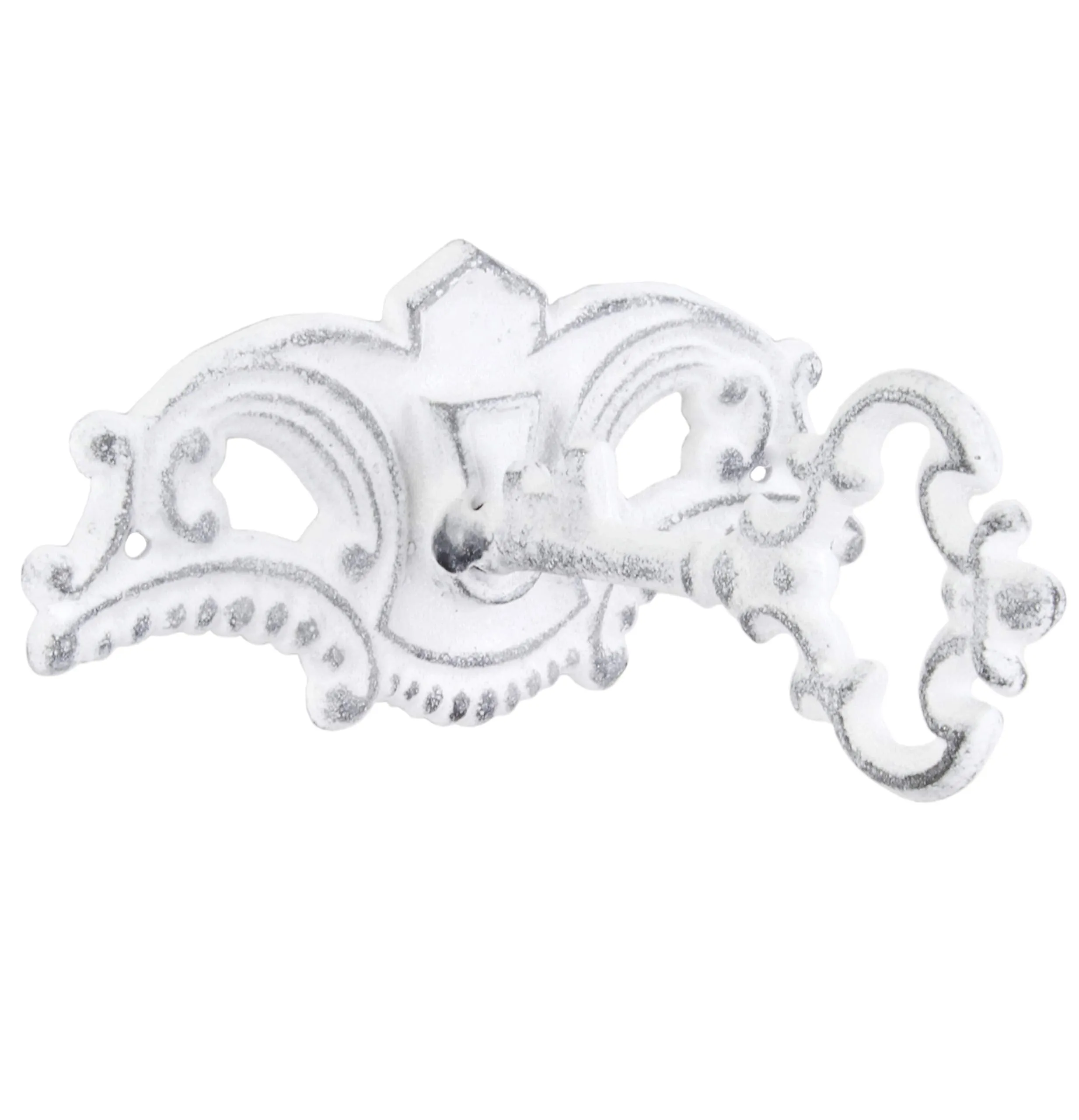 Shabby Chic Hooks, Key-Shaped (Set of 4)