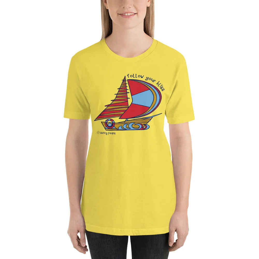Simple Sailboat - Short-Sleeve Women's T-Shirt