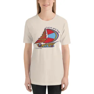 Simple Sailboat - Short-Sleeve Women's T-Shirt