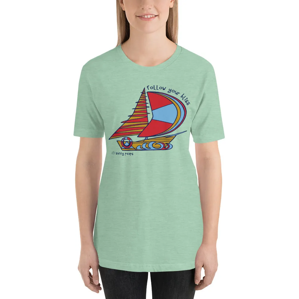 Simple Sailboat - Short-Sleeve Women's T-Shirt
