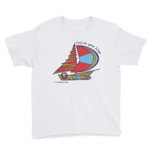Simple Sailboat - Short-Sleeve Youth T-Shirt