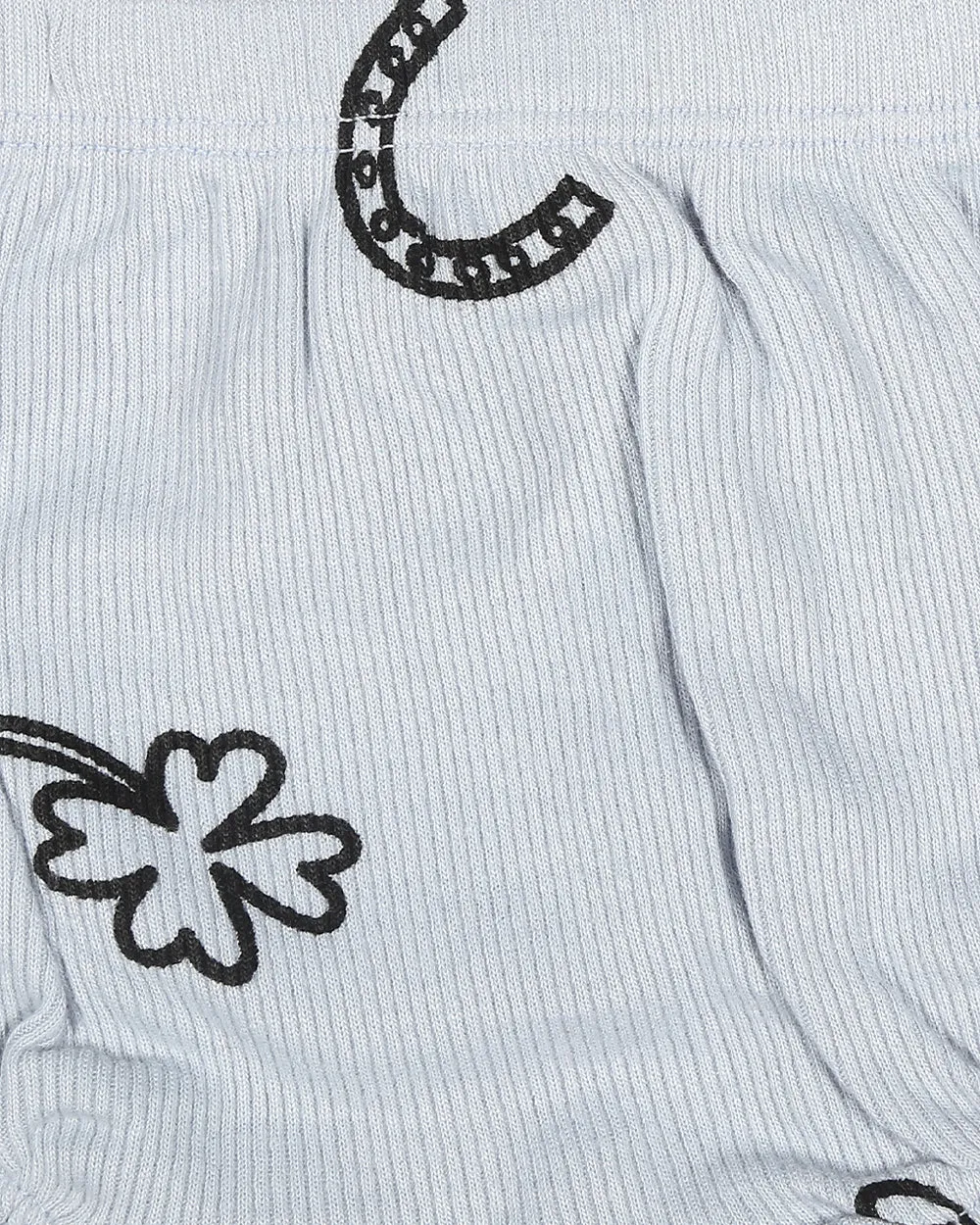 Sky Blue Lucky Print Bloomers