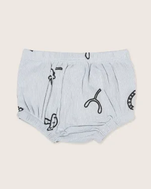 Sky Blue Lucky Print Bloomers