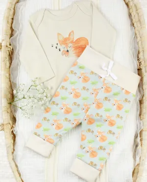 Sleepy Fox | Organic Baby Set | Gender Neutral