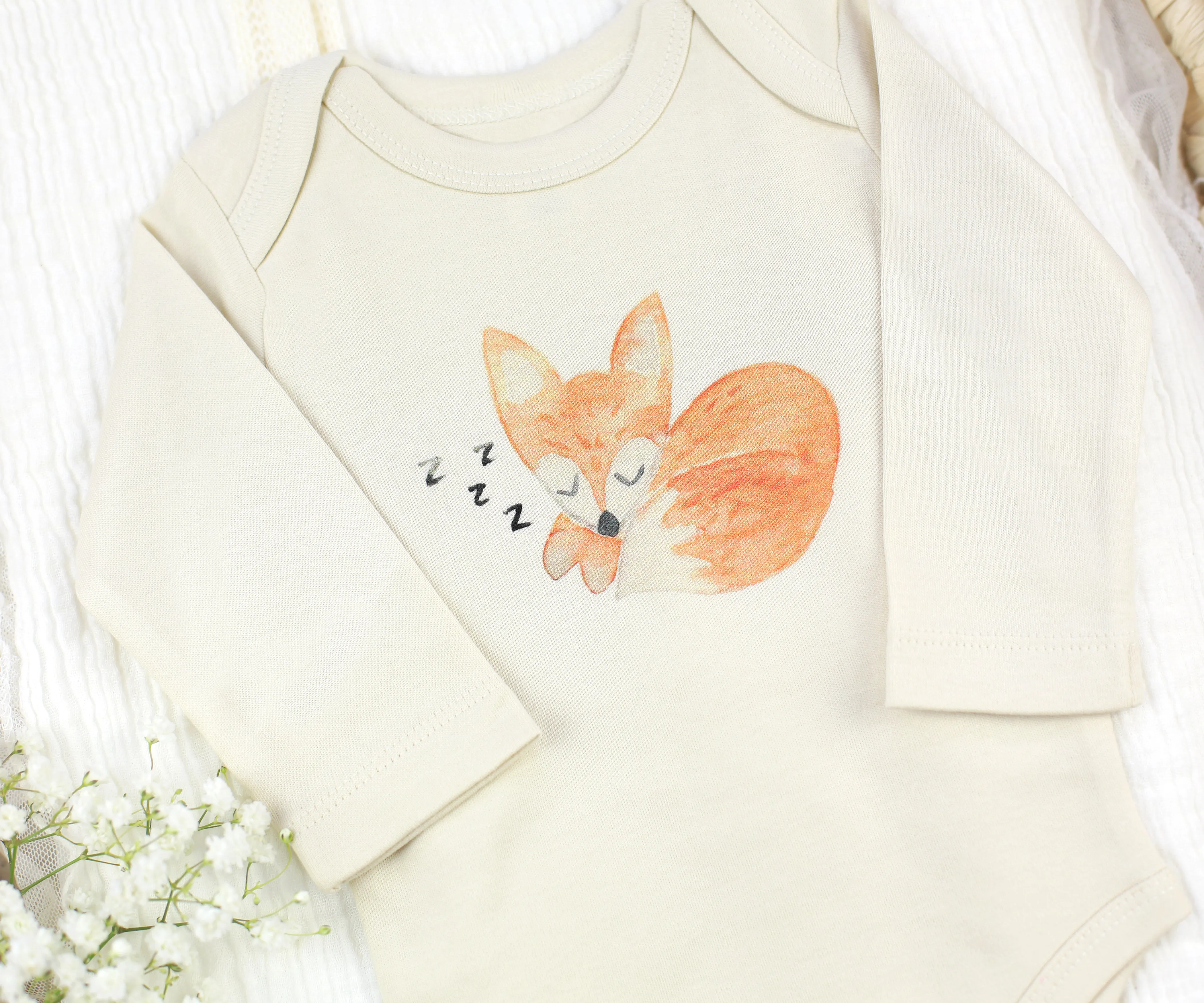 Sleepy Fox | Organic Baby Set | Gender Neutral