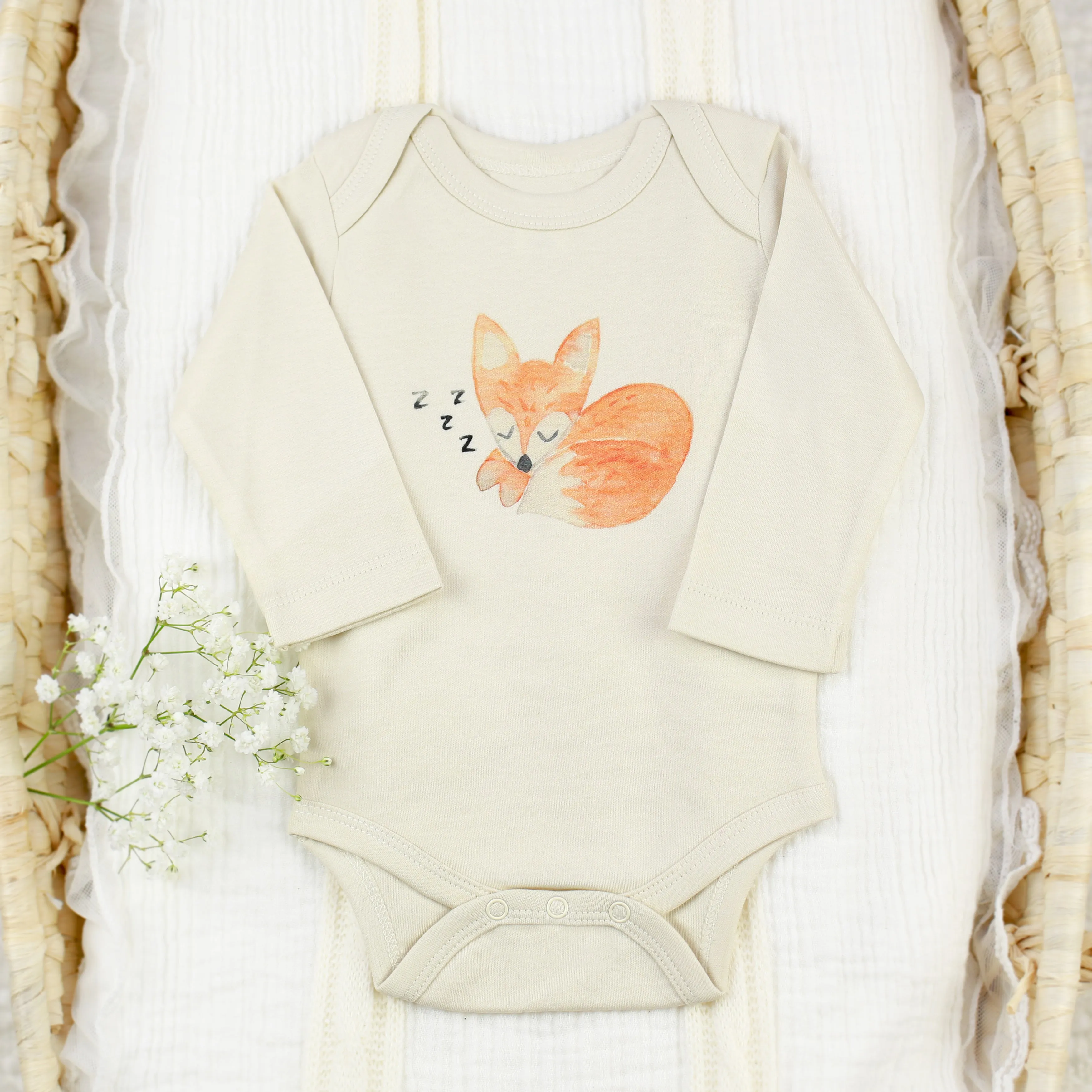 Sleepy Fox | Organic Baby Set | Gender Neutral