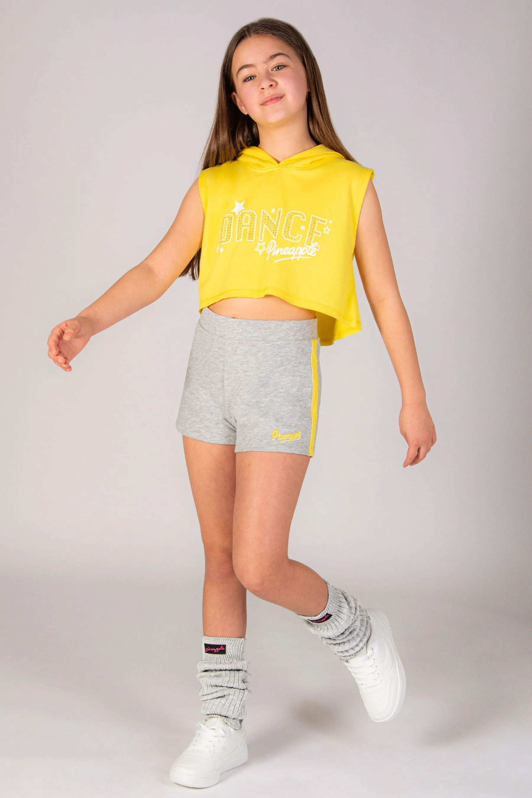 Sleeveless Dance Crop Hoodie