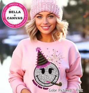 Smile Happy New Year Party Tee or Sweatshirt