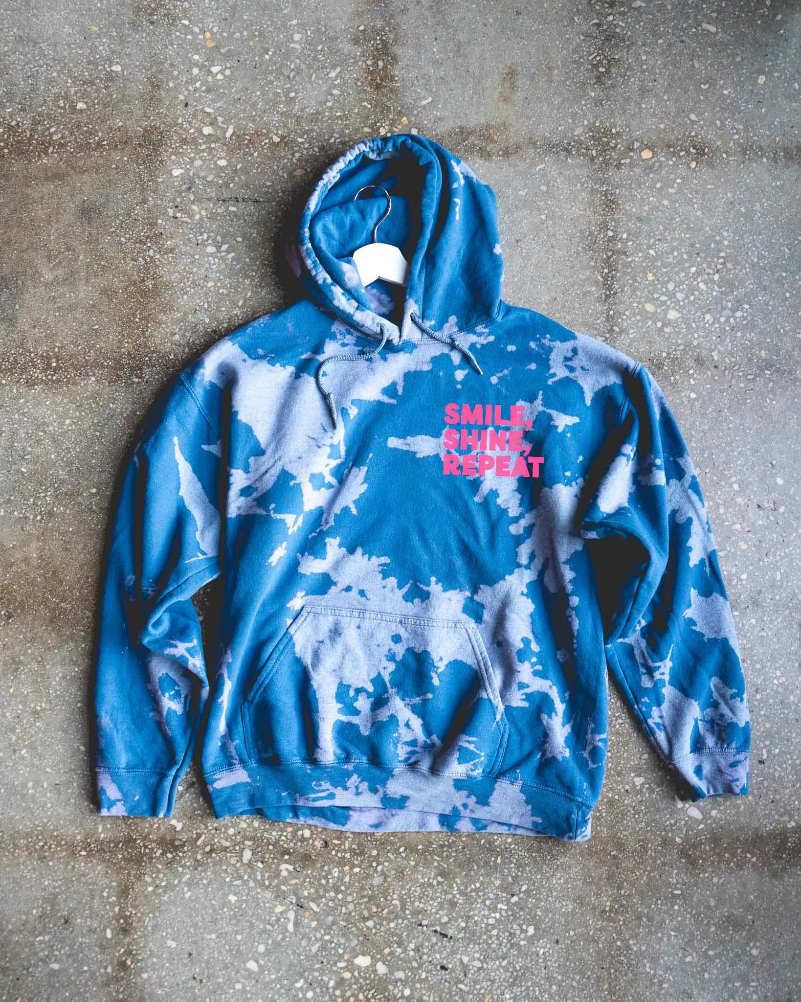Smile, Shine, Repeat Adult Box Hoodie