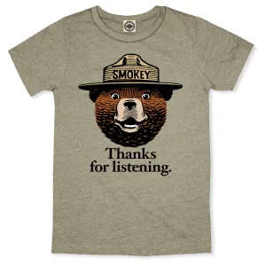 Smokey Bear "Thanks For Listening" Toddler Tee