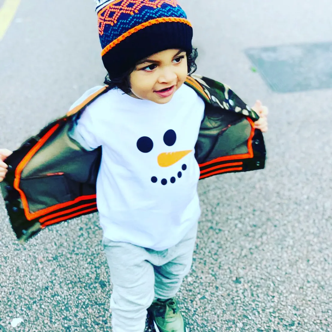 Snowman Baby T Shirt