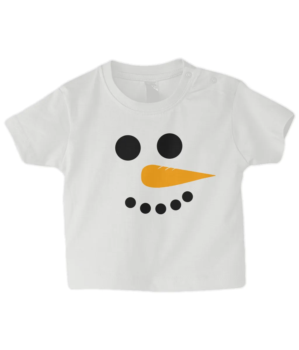 Snowman Baby T Shirt