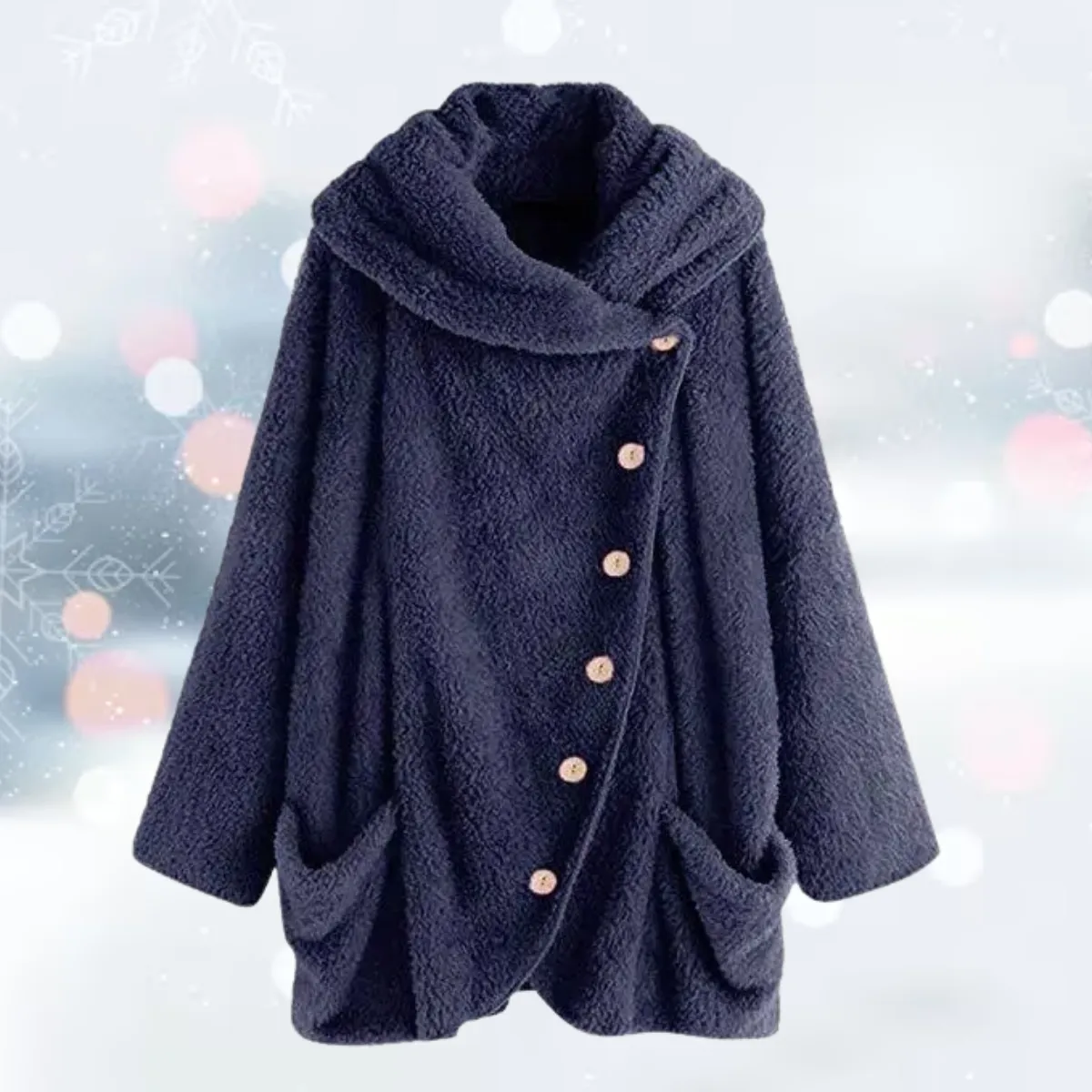 Sofia – Cozy Fluffy Shaggy Jacket for Women