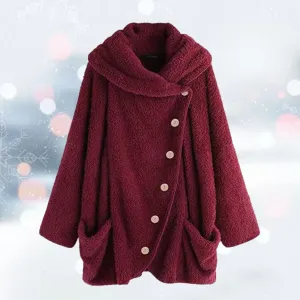 Sofia – Cozy Fluffy Shaggy Jacket for Women