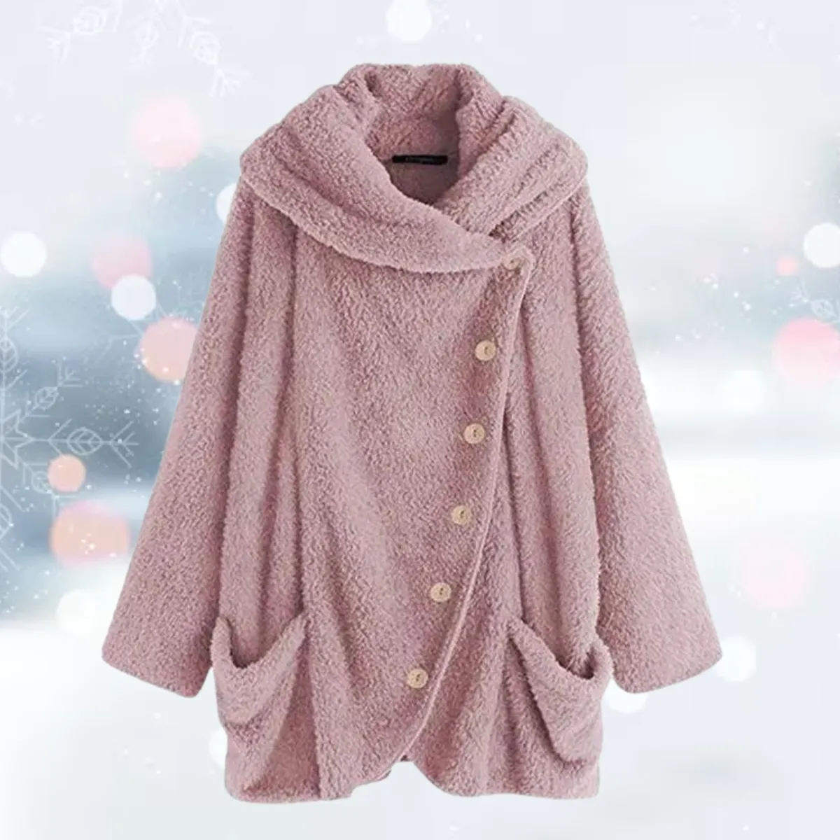 Sofia – Cozy Fluffy Shaggy Jacket for Women