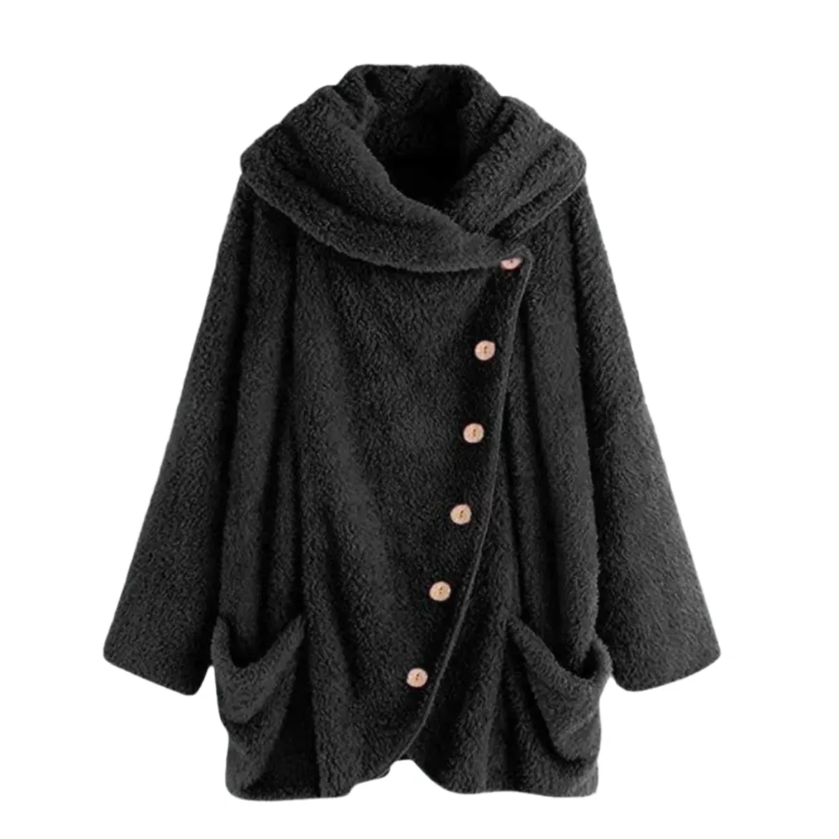 Sofia – Cozy Fluffy Shaggy Jacket for Women