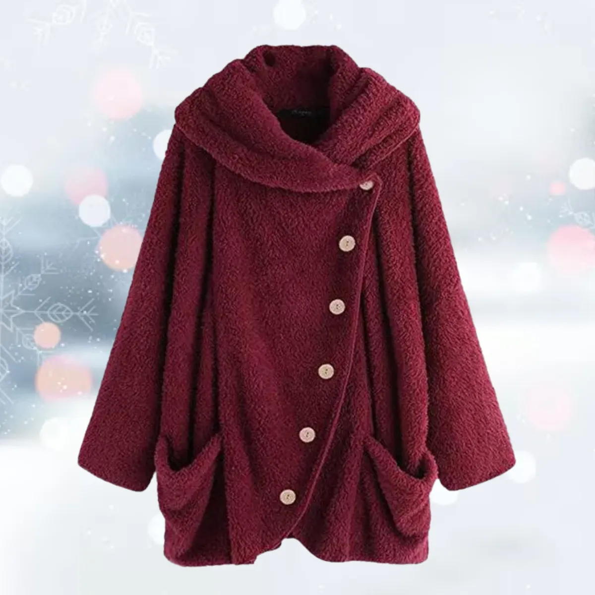 Sofia – Cozy Fluffy Shaggy Jacket for Women
