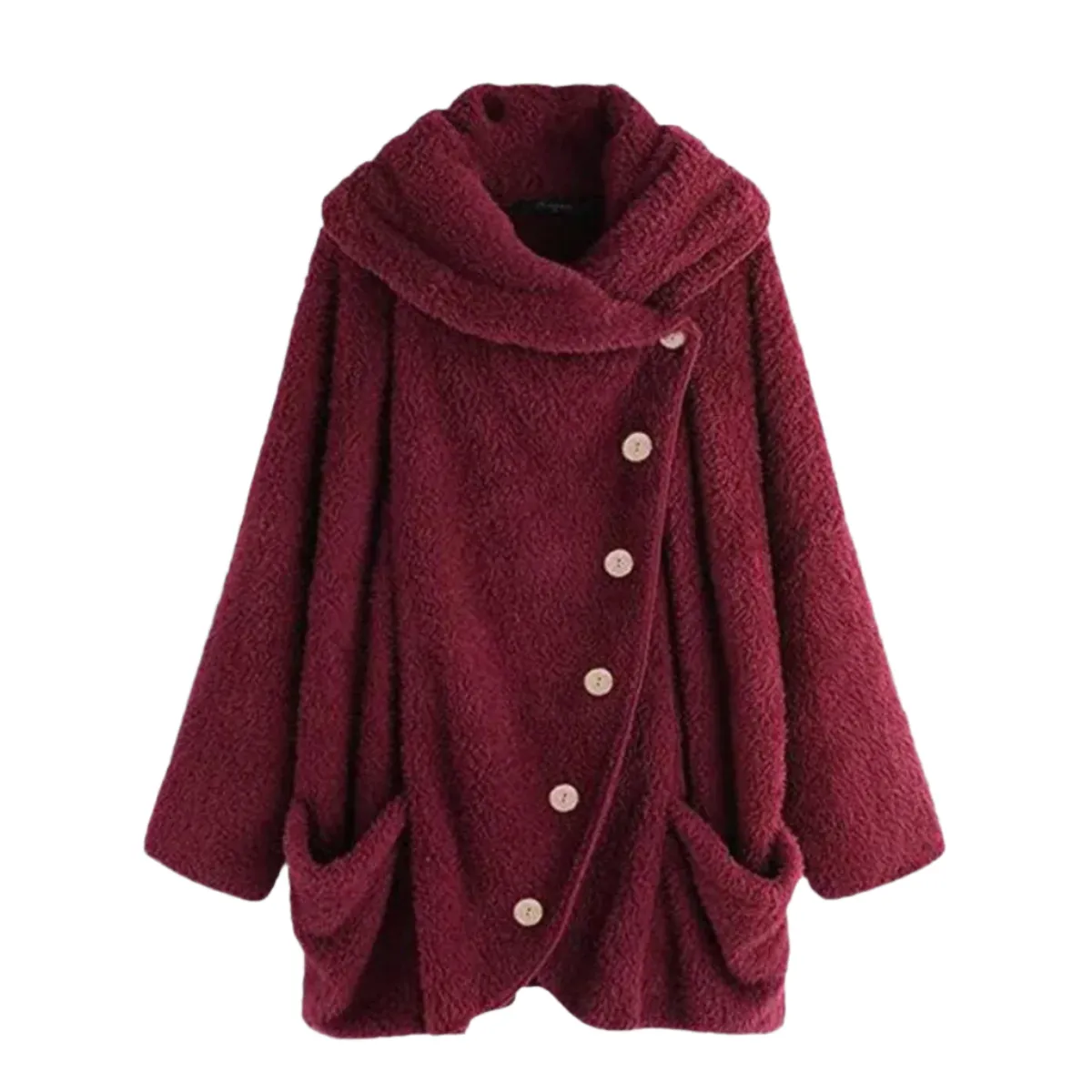 Sofia – Cozy Fluffy Shaggy Jacket for Women