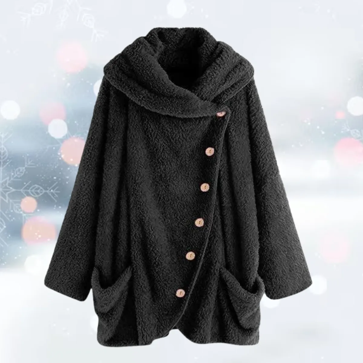 Sofia – Cozy Fluffy Shaggy Jacket for Women