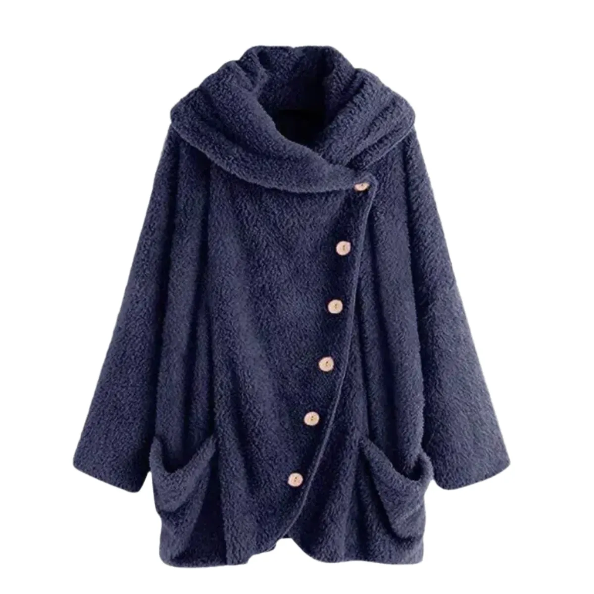 Sofia – Cozy Fluffy Shaggy Jacket for Women