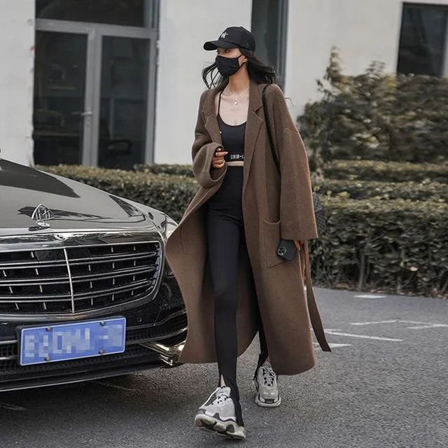 Sofia – Elegant Long Women's Coat for Every Occasion