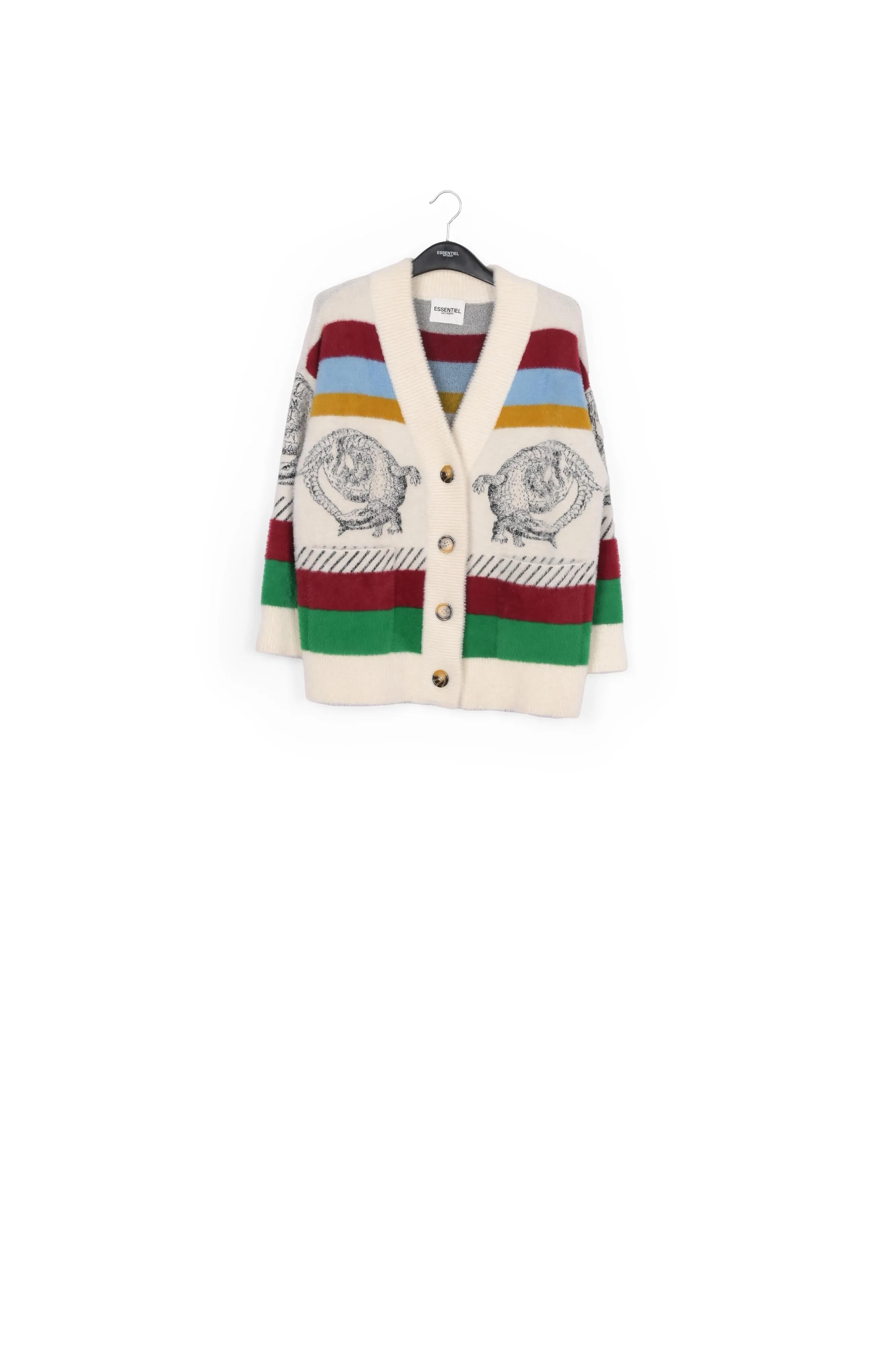 Soft stripes cardigan