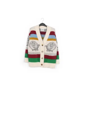 Soft stripes cardigan