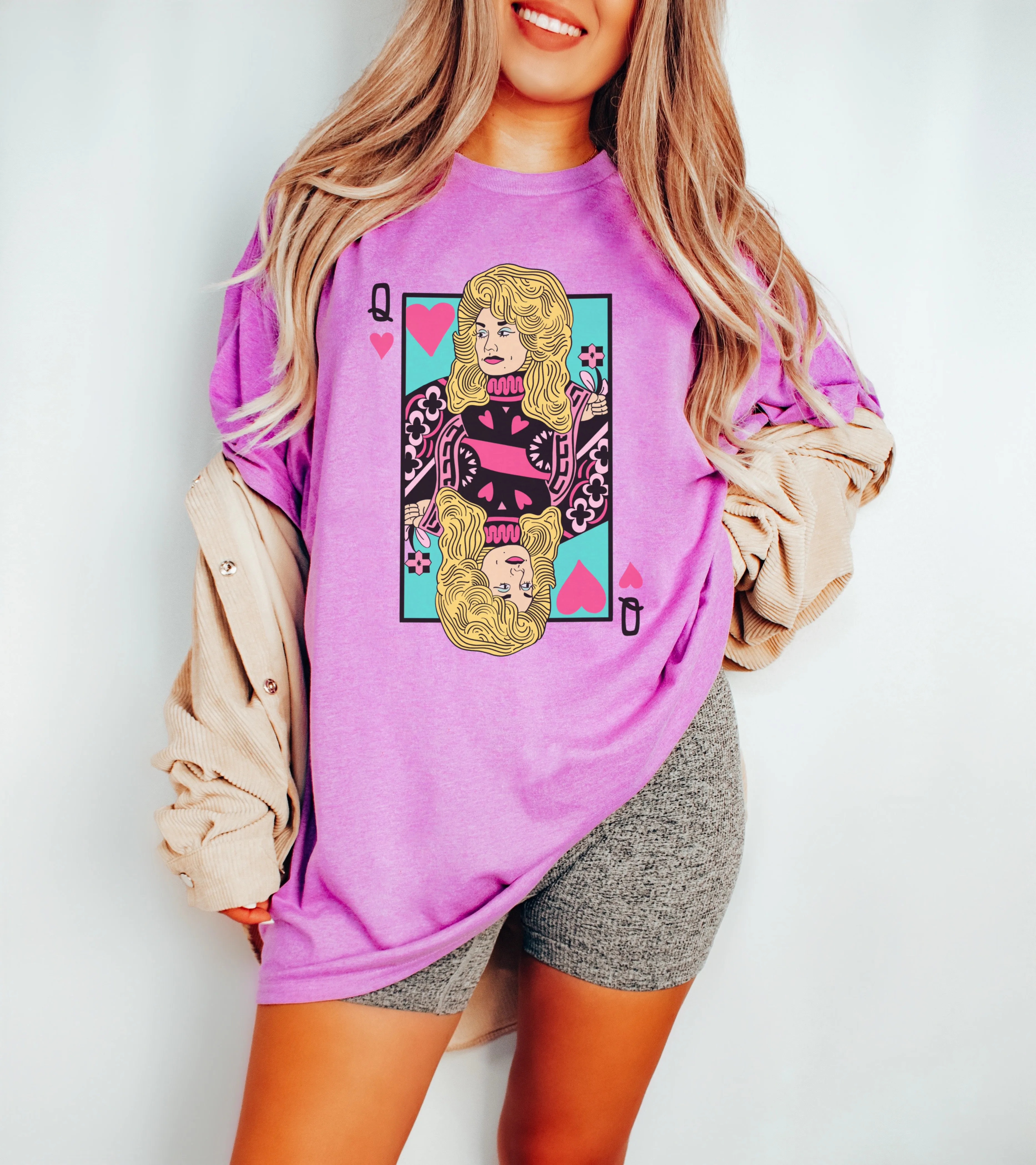 Soft Style Queen of Country Card Shirt/ Country Music Legends Tee/  Adult Sizes/ Dolly Card