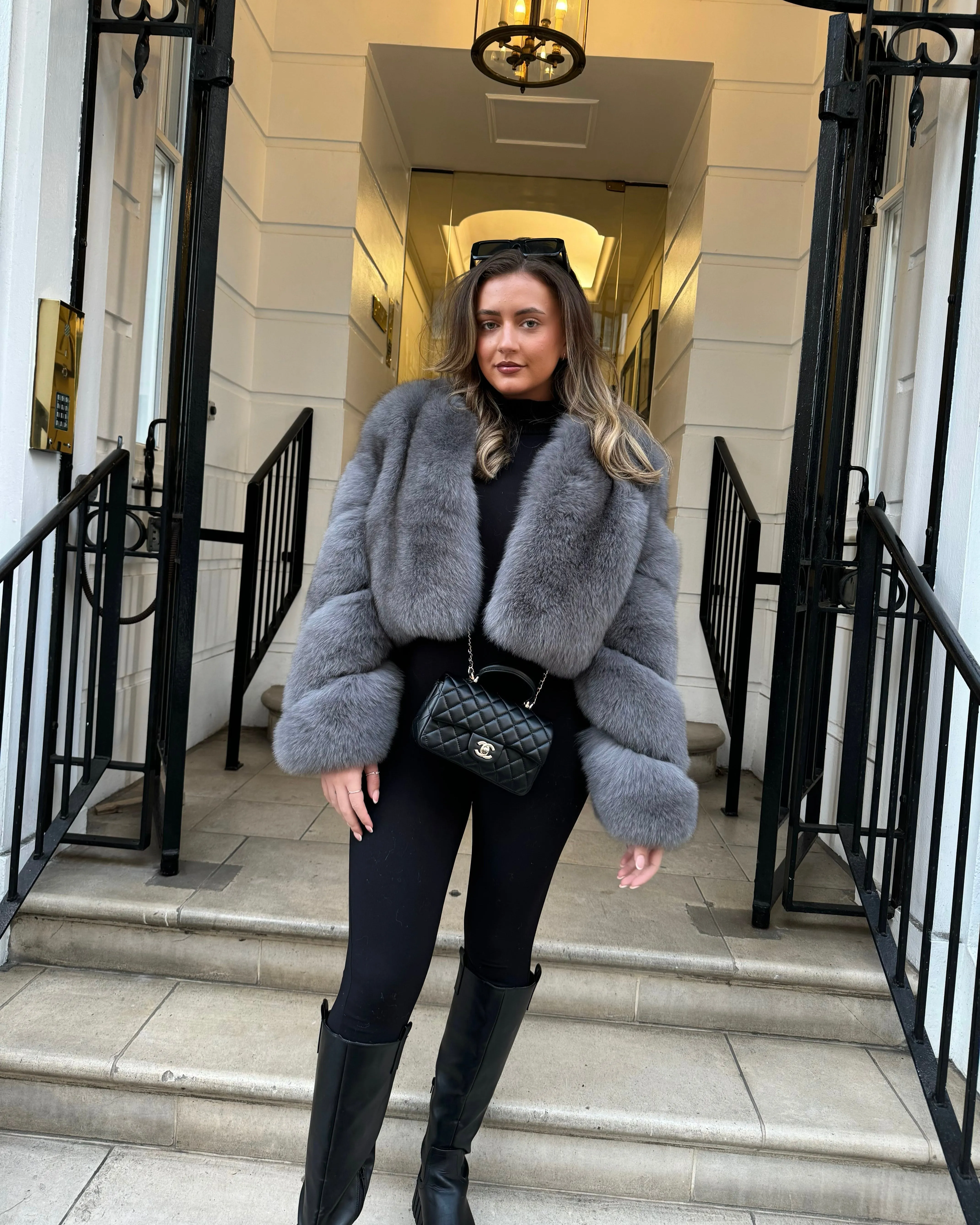 Sophia™ | Elegant Cross Sleeves Coat